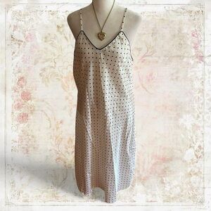 Vintage Polka Dot Slip Dress